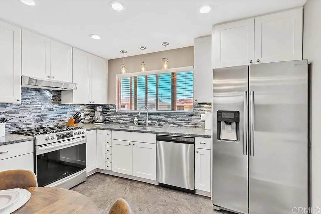 Exterior of a modern apartment building.